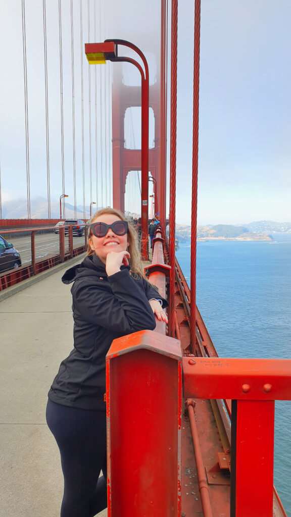 Na Ponte Golden Gate em San Francisco – Super Viajantes
