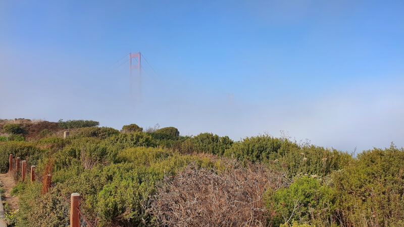 Neblina em San Francisco na California  – Super Viajantes