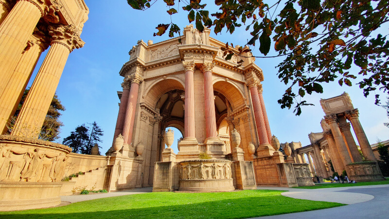 Palace Of Fine Arts em San Francisco na California – Super Viajantes