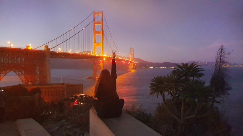 Ponte Golden Gate à Noite em San Francisco – Super Viajantes