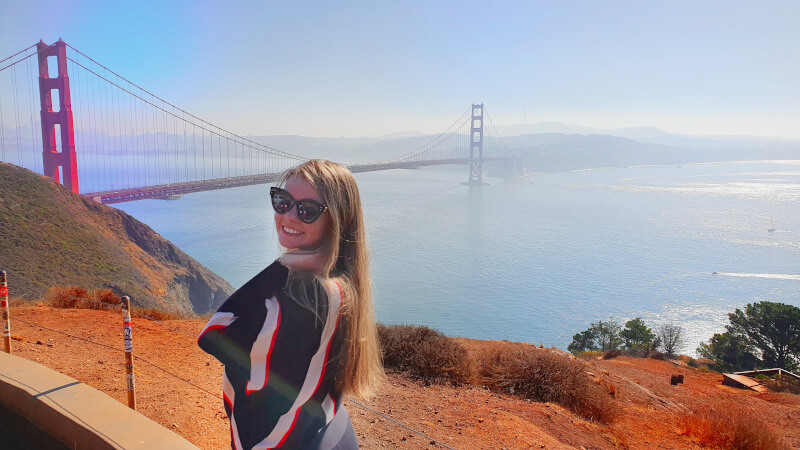 Segundo Mirante com Vista para a Ponte Golden Gate – Super Viajantes