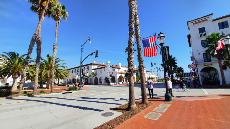 State Street em Santa Barbara – Super Viajantes.
