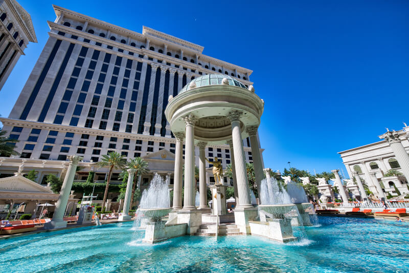 Hotel Caesars Palace em Las Vegas – Fonte: Banco de Imagens.