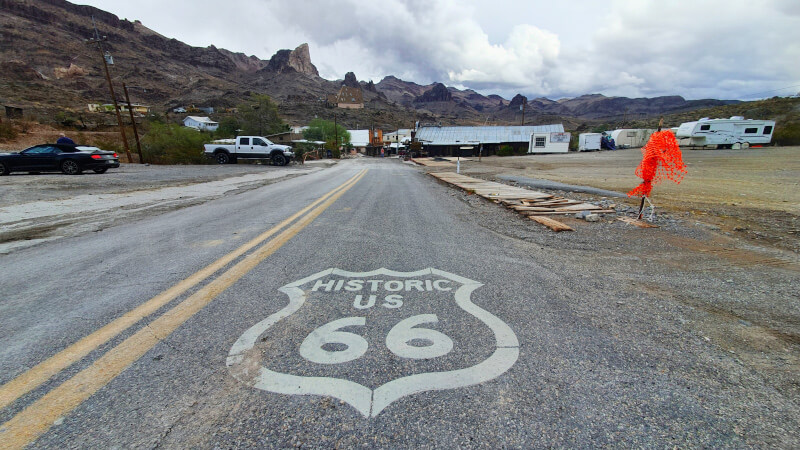 Cidade Oatman no Arizona na Rota 66  – Super Viajantes.