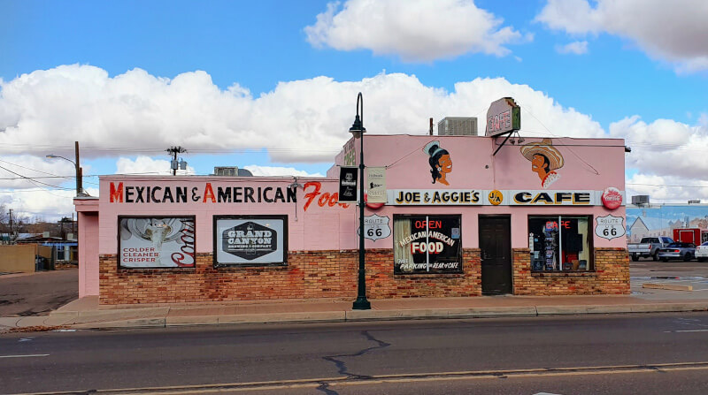 Joe & Aggie's Cafe no Arizona na Rota 66  – Super Viajantes.