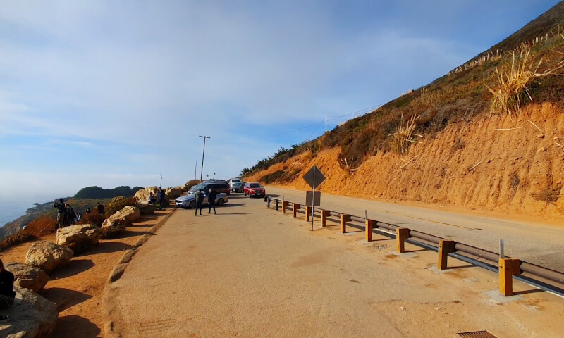 Estacionamento na Bixby Creek Bridge – Super Viajantes.