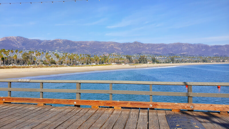 No Píer Stearns Wharf em Santa Barbara – Super Viajantes.
