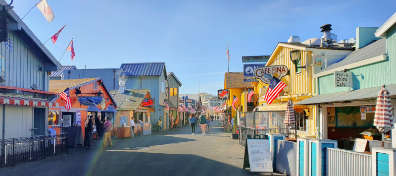 Old Fisherman’s Wharf em Monterey - Super-Viajantes.