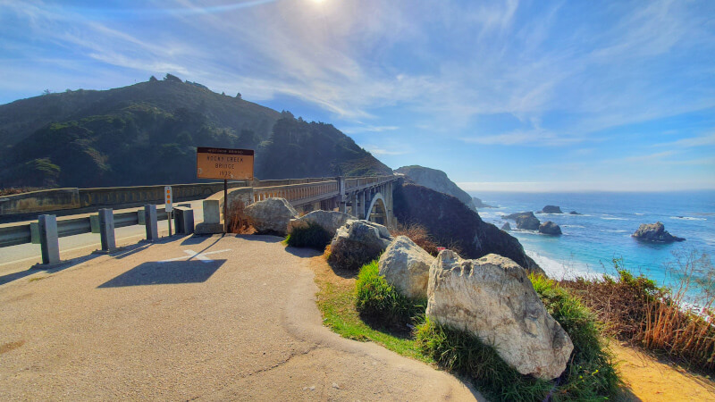 Rocky Creek Bridge na Highway 1 – Super Viajantes.