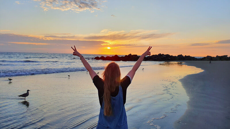 Pôr do Sol em Venice Beach – Super Viajantes.