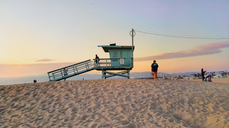 Praia de Venice – Super Viajantes. 