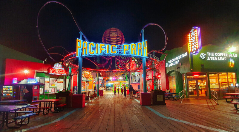 Pacific Park no Píer de Santa Monica – Super Viajantes.