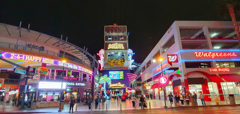Fremont Street em Las Vegas – Super Viajantes.