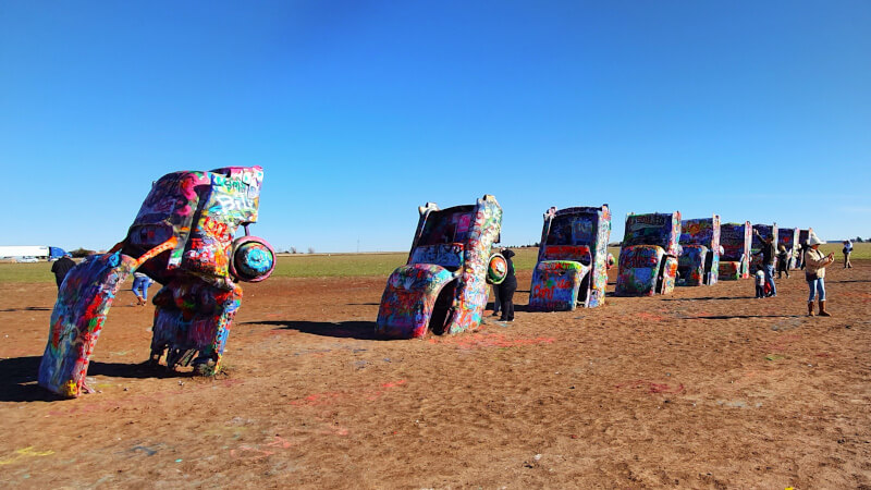 Cadillac Ranch em Amarillo – Super Viajantes.